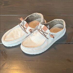 Hey Dude Tan Slip-On Shoes